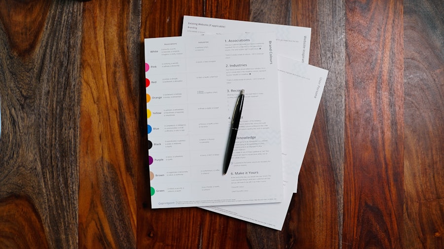Stack of application documents on a desk
